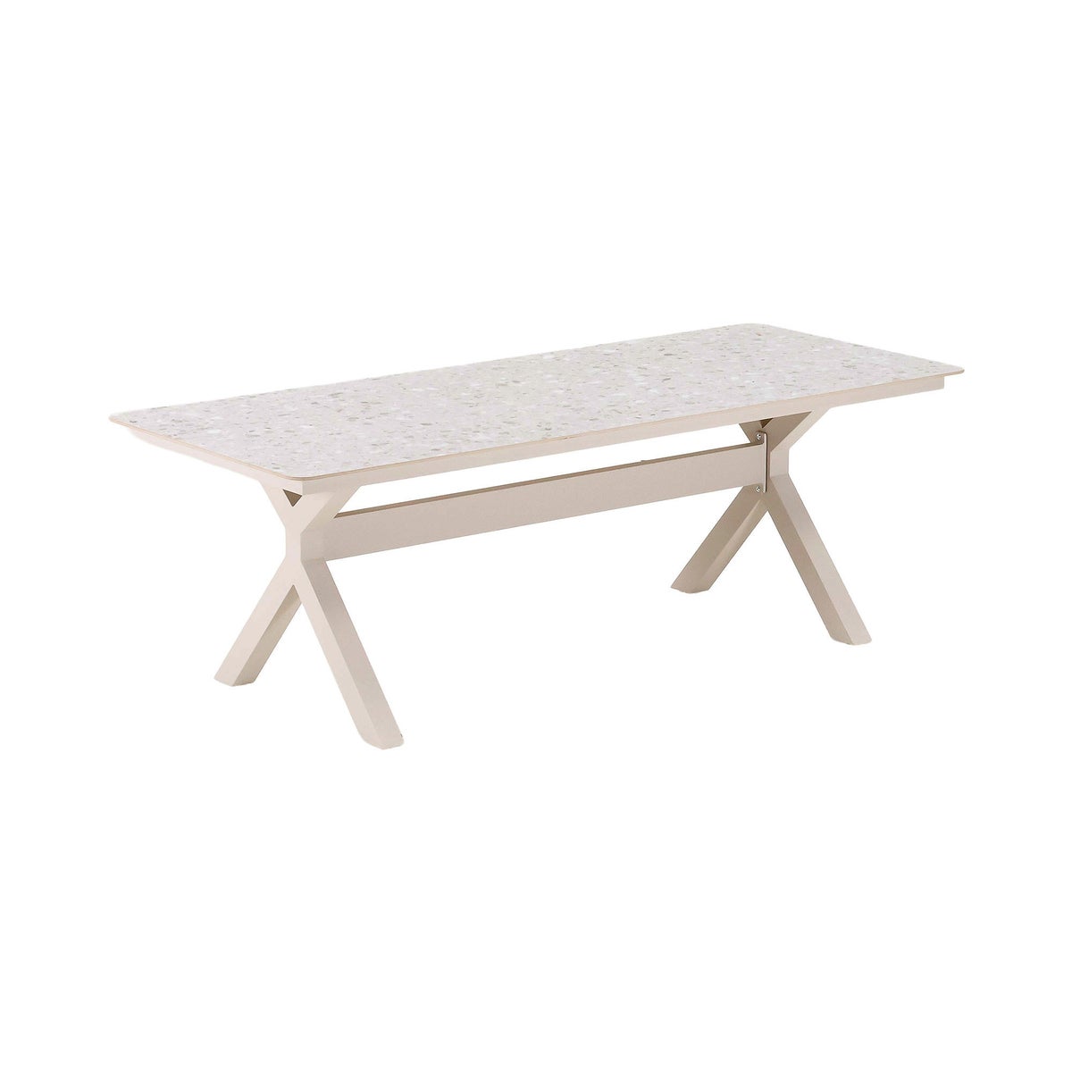 Tafel Mancino 220 x 90 cm creme Tafel Mancino 220 x 90 cm creme
