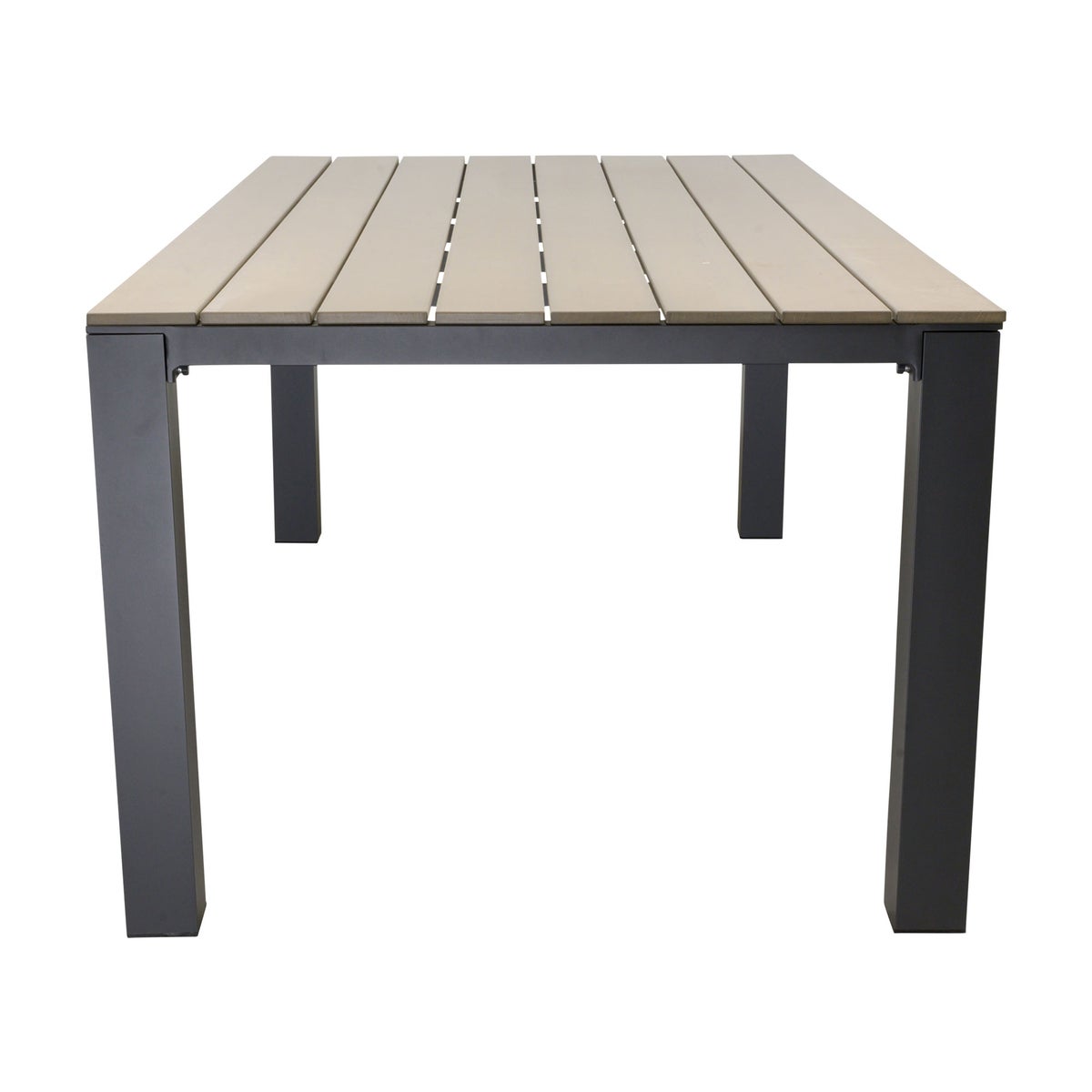 Tafel Cardona 180 x 100 cm antraciet Bois le Duc Tafel Cardona 180 x 100 cm antraciet Bois le Duc