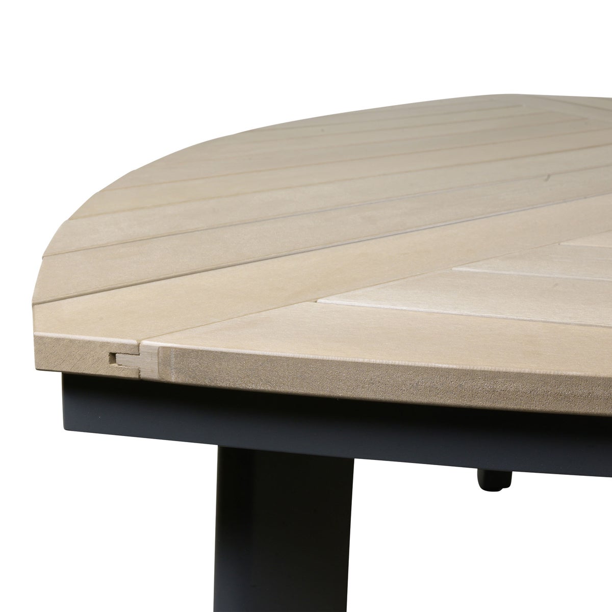 Tafel Fidenza 169 x 169 cm antraciet metal Tafel Fidenza 169 x 169 cm antraciet metal