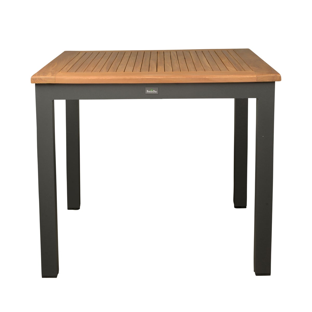 Tafelframe Tavola 87x87cm antraciet met Tafelframe Tavola 87x87cm antraciet met