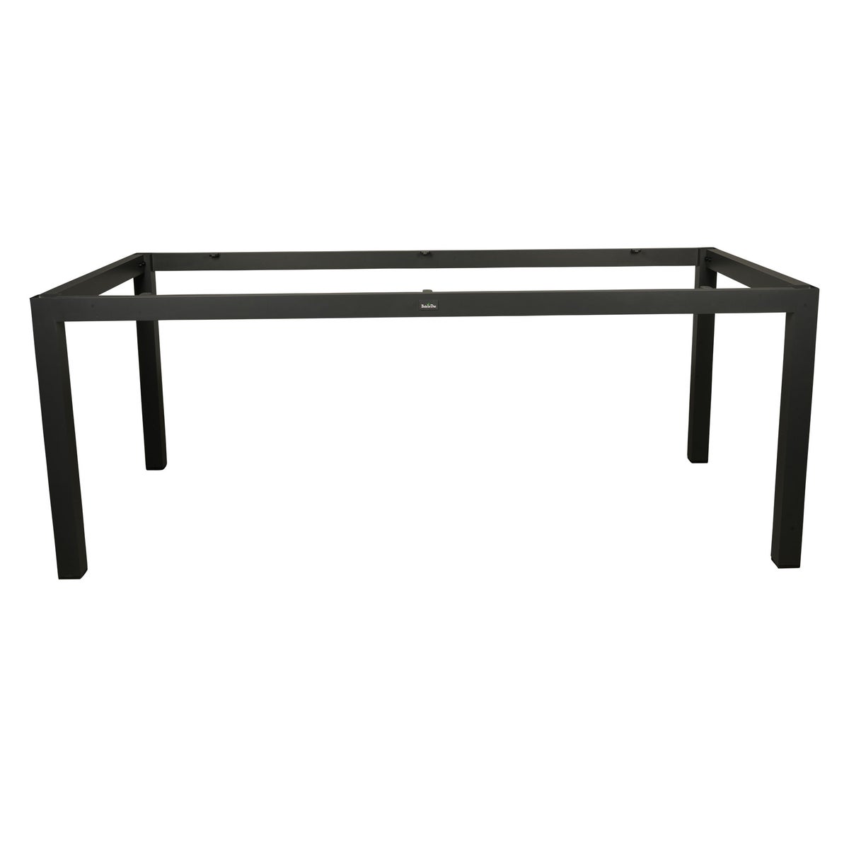 Tafelframe Tavola 157x87cm antraciet met Tafelframe Tavola 157x87cm antraciet met