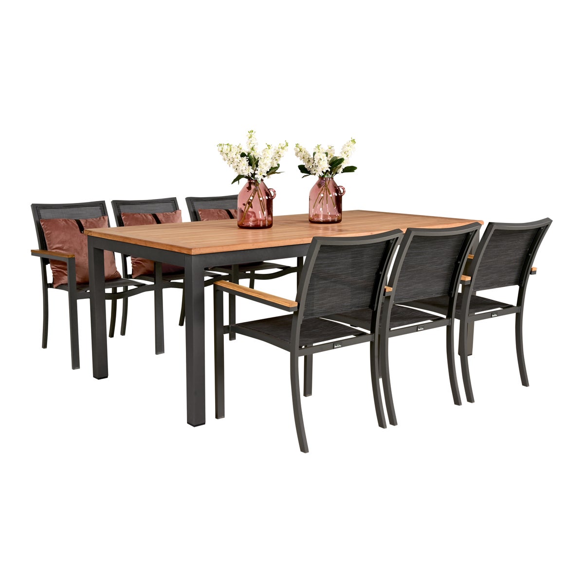 Tafelframe Tavola 197x97 cm Antraciet Bois le Duc Tafelframe Tavola 197x97 cm Antraciet Bois le Duc