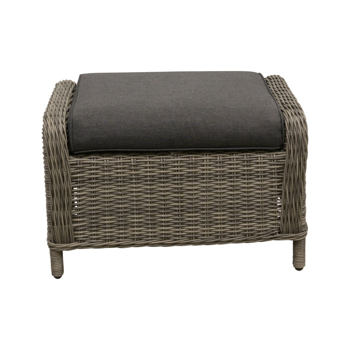 Voetenbank Olvera willow grey met kussen Voetenbank Olvera willow grey met kussen