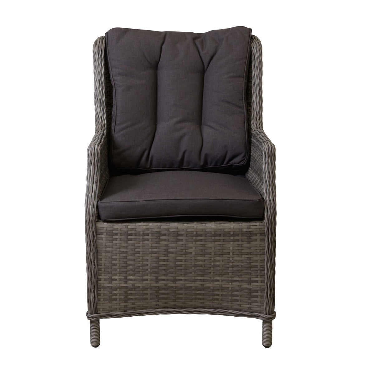 Stoel Carano willow grey met kussens Stoel Carano willow grey met kussens