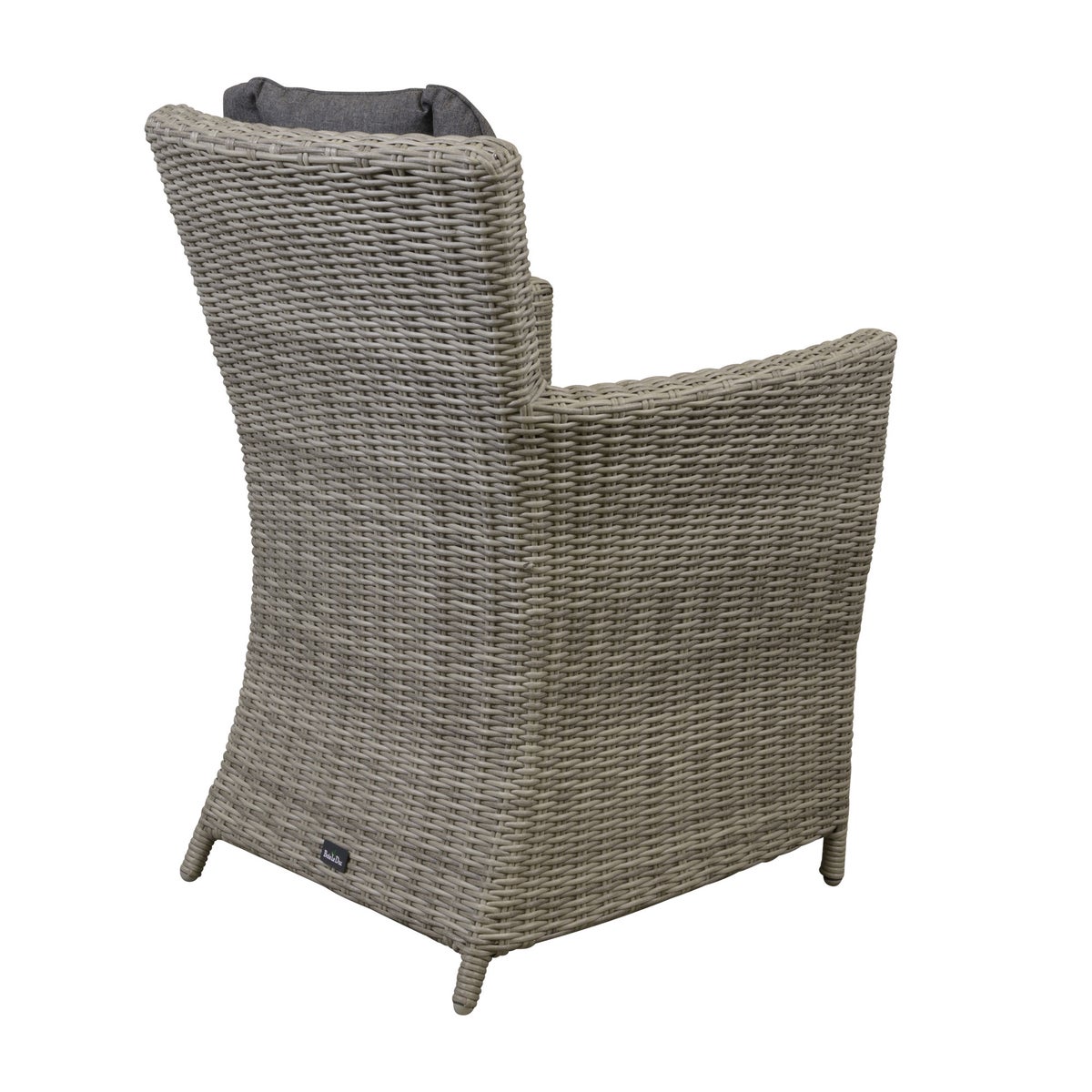 Stoel Sauro willow grey met kussen Stoel Sauro willow grey met kussen