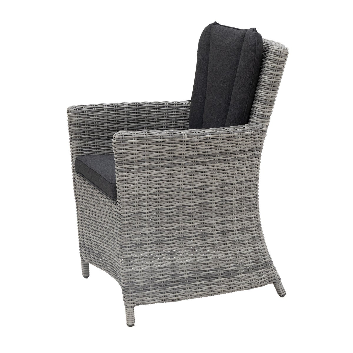 Stoel Sauro willow grey met kussen Stoel Sauro willow grey met kussen