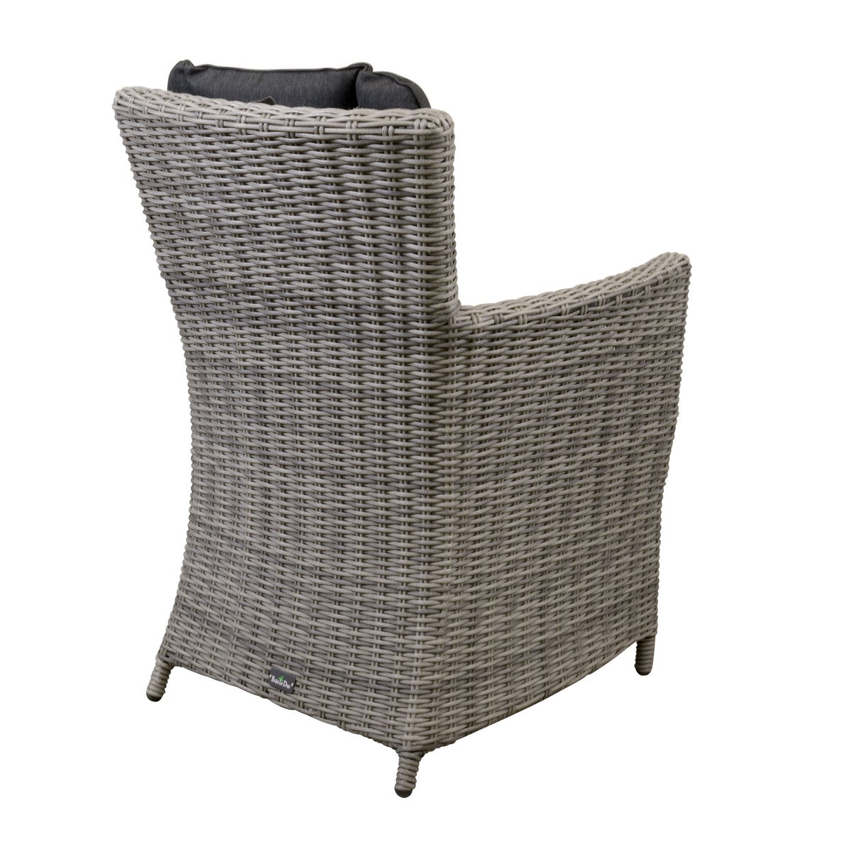 Stoel Sauro white grey met kussen Stoel Sauro white grey met kussen