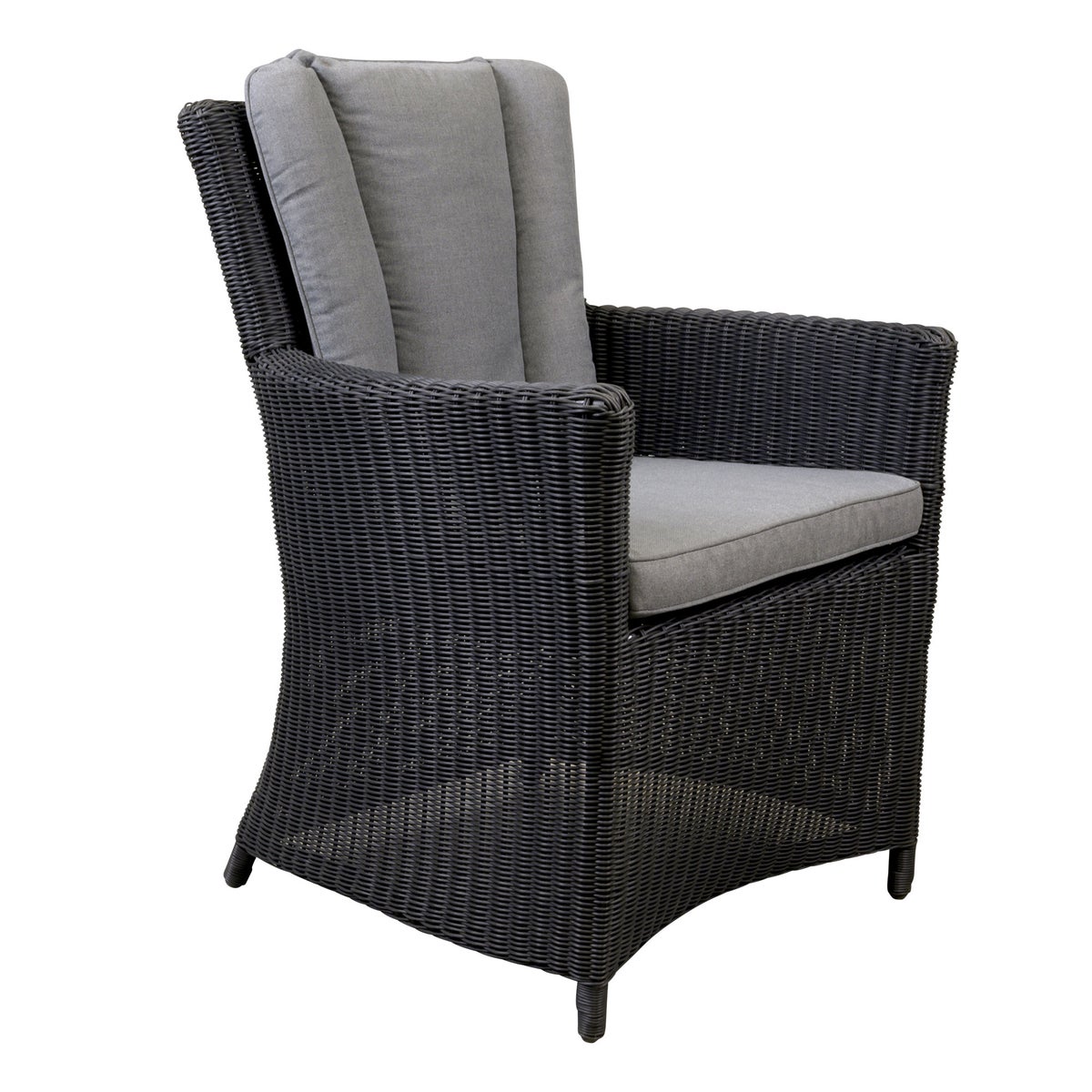 Stoel Falioli zwart met kussen Stoel Falioli zwart met kussen