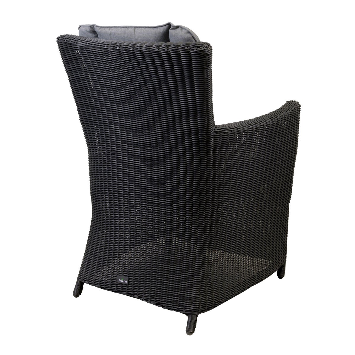 Stoel Falioli zwart met kussen Stoel Falioli zwart met kussen