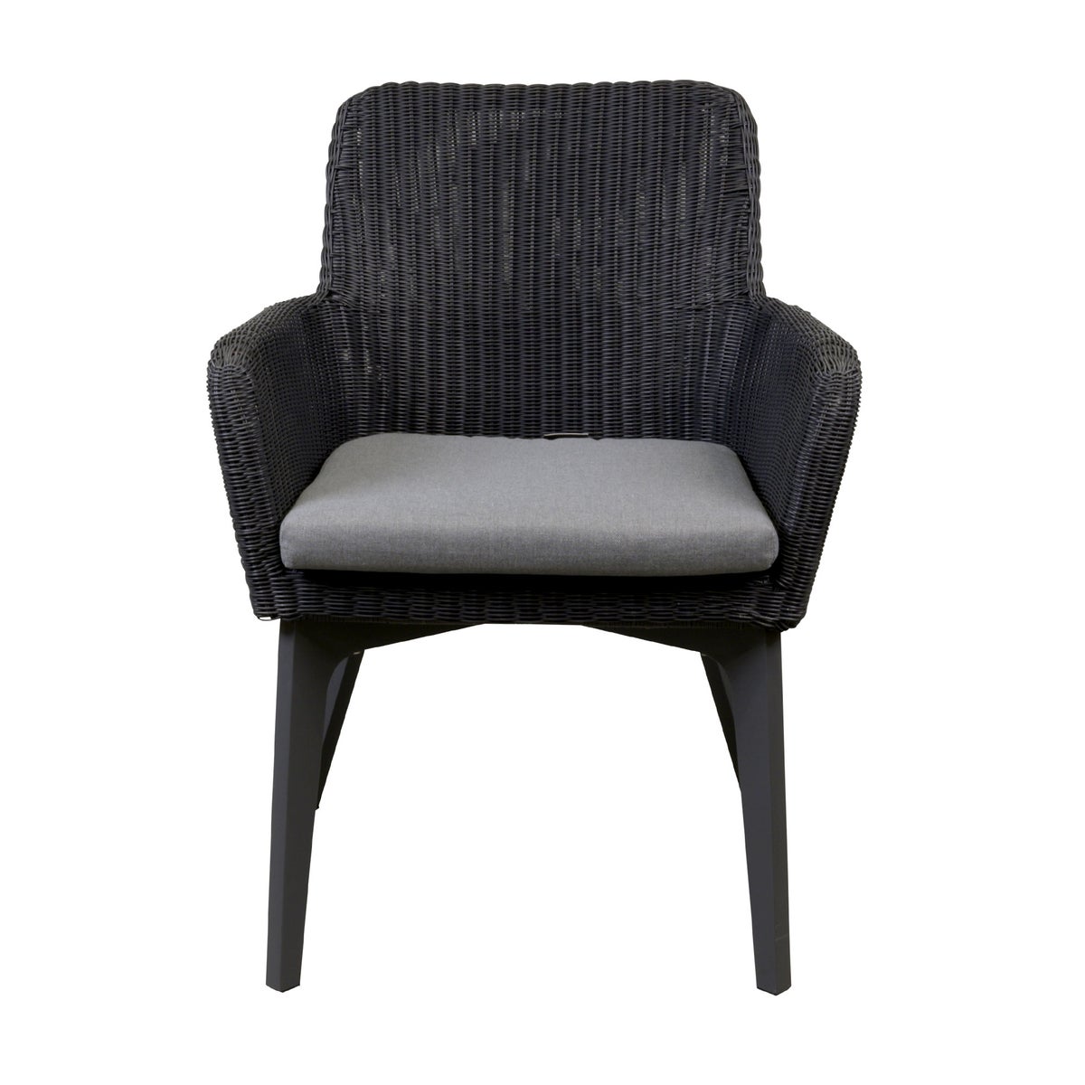 Stoel Preta zwart met kussen Stoel Preta zwart met kussen