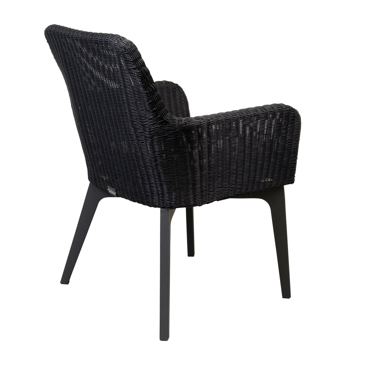 Stoel Preta zwart met kussen Stoel Preta zwart met kussen