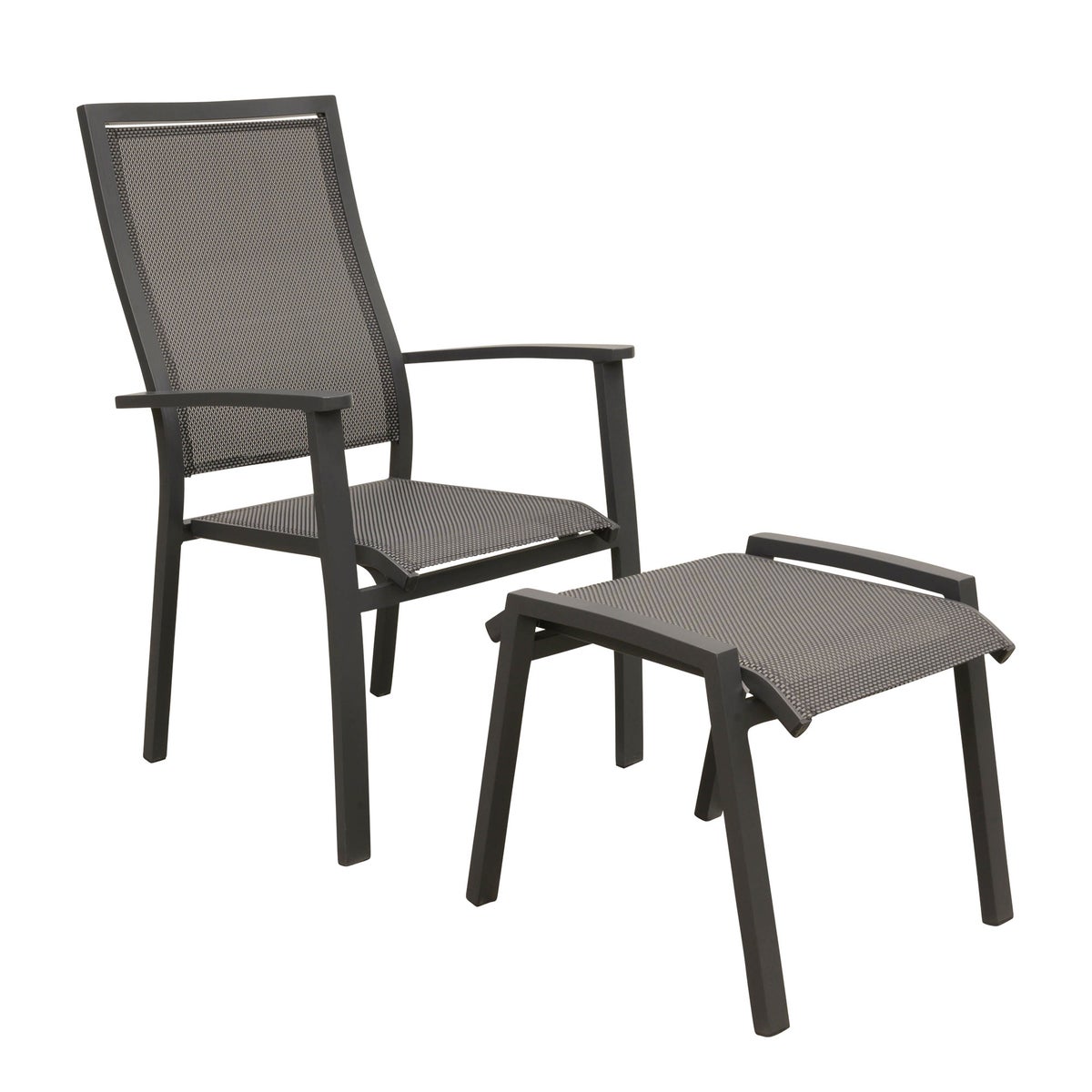 Voetenbank Casera Antraciet Bois le Duc Voetenbank Casera Antraciet Bois le Duc