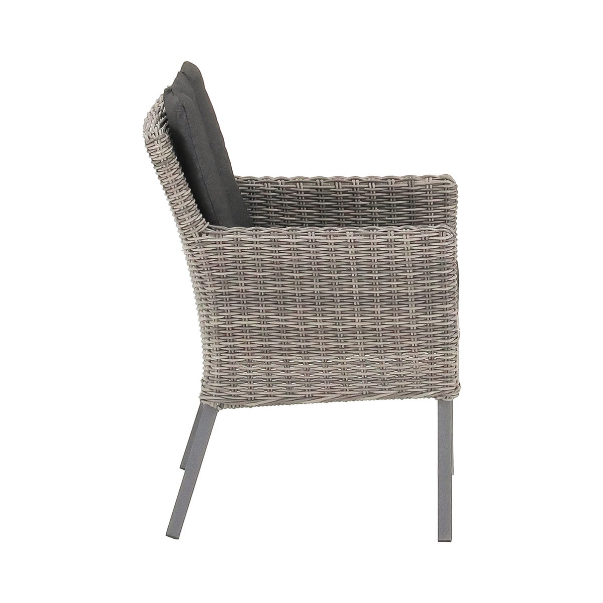 Stoel Deconta willow grey met kussen Stoel Deconta willow grey met kussen