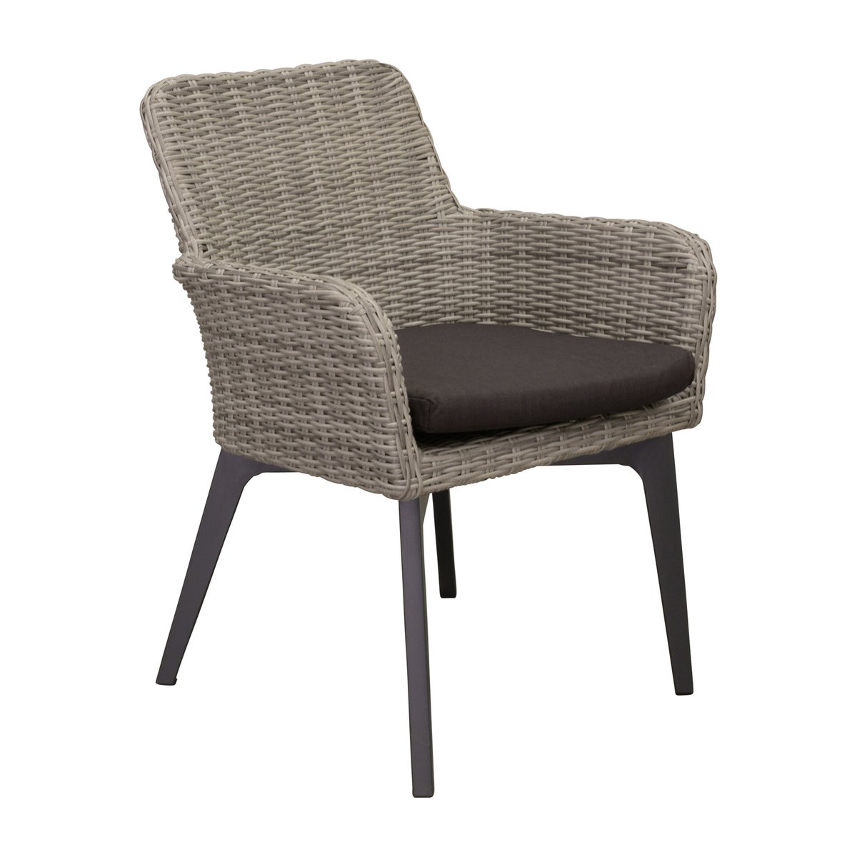 Stoel Retosi white grey met kussen Stoel Retosi white grey met kussen