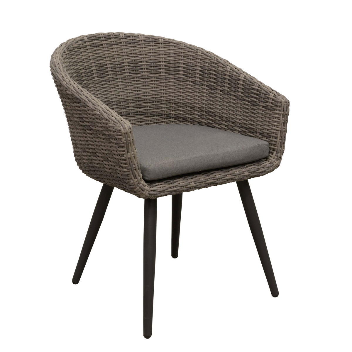 Stoel Pasturo willow grey met kussen Stoel Pasturo willow grey met kussen