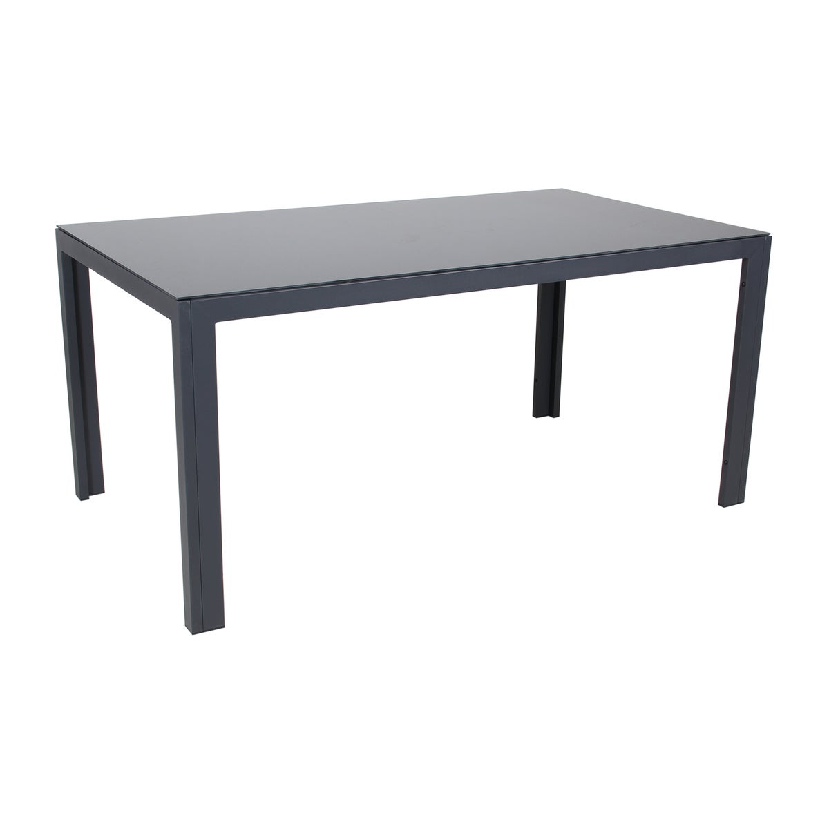 Tafel Marina 160 x 90 cm antraciet metal Tafel Marina 160 x 90 cm antraciet metal