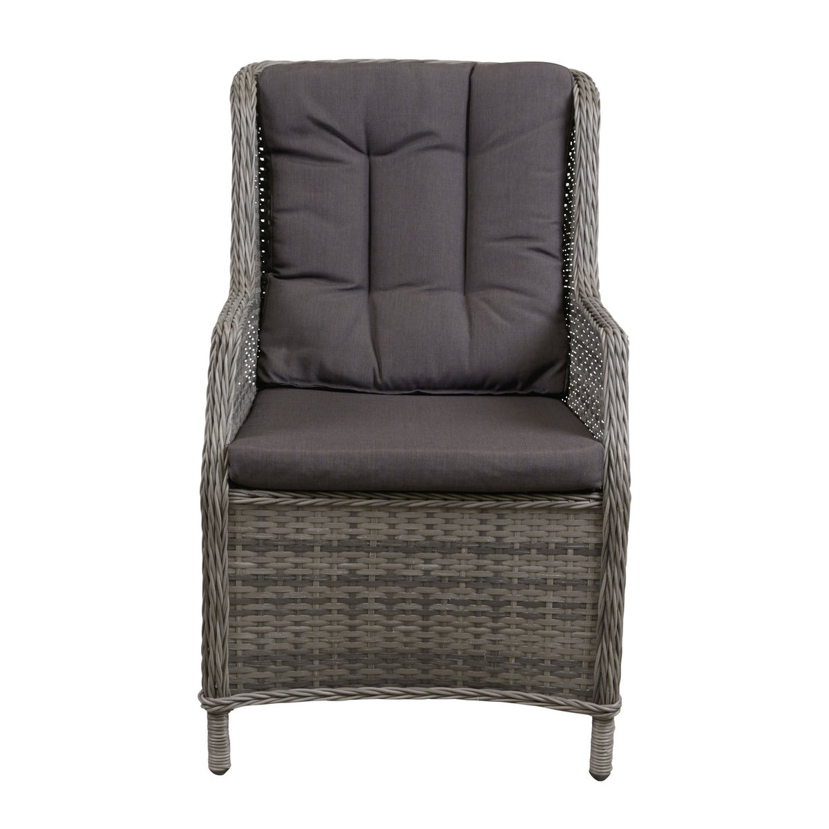 Stoel Manuli willow grey met kussen Stoel Manuli willow grey met kussen