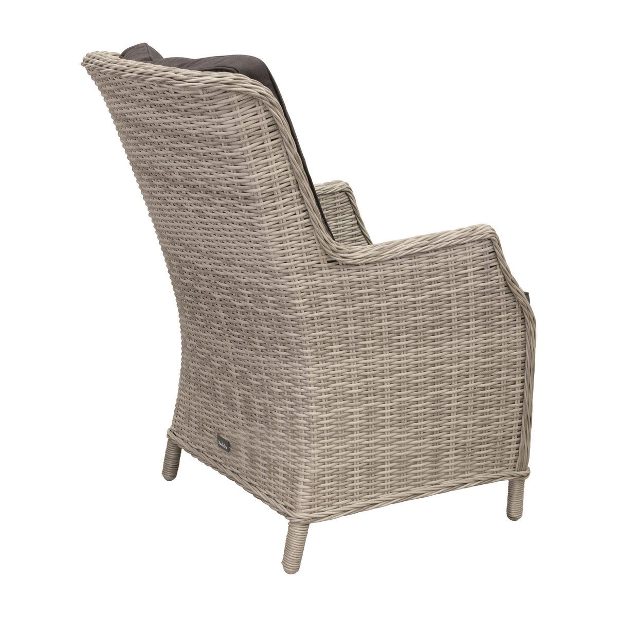 Stoel Manuli white grey met kussen Stoel Manuli white grey met kussen