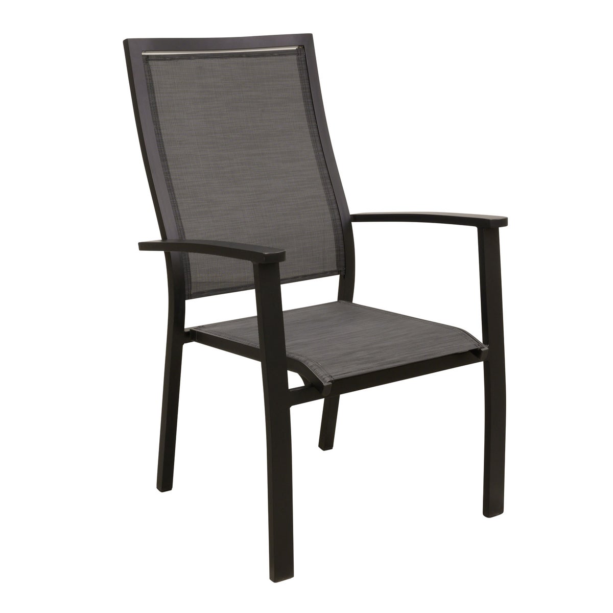 Stoel stapel Casera zwart/antra Stoel stapel Casera zwart/antra