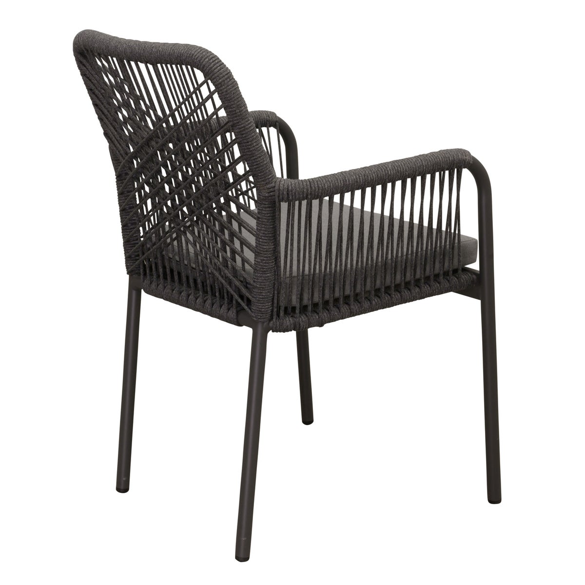 Stoel Stapel Marone antraciet met kussen Stoel Stapel Marone antraciet met kussen