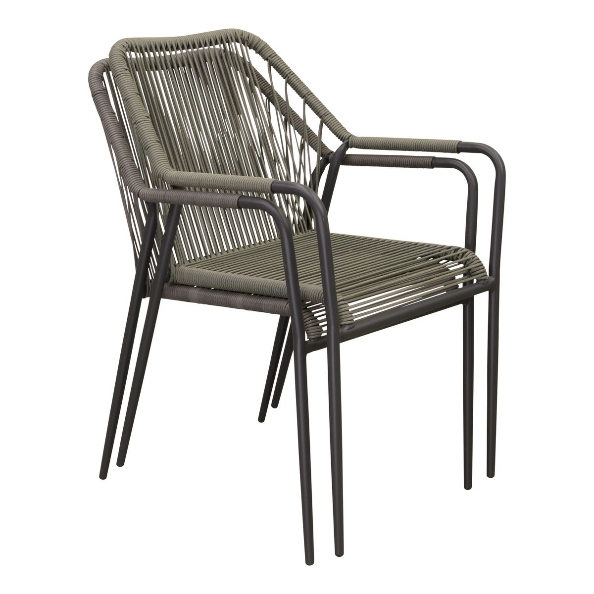 Stoel stapel Alano antraciet Stoel stapel Alano antraciet