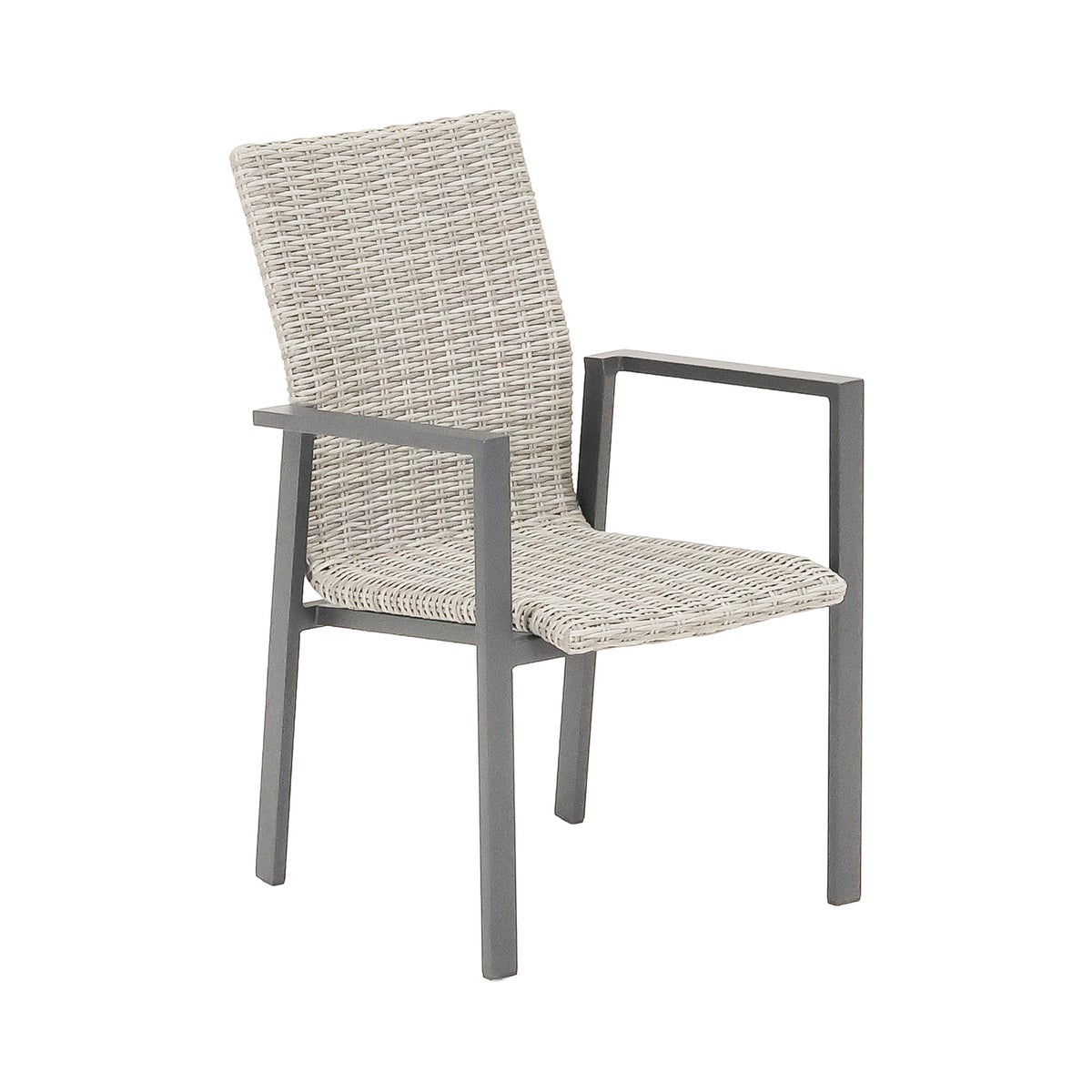 Stoel stapel Sega white grey Stoel stapel Sega white grey