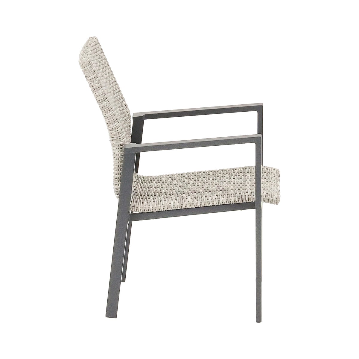 Stoel stapel Sega white grey Stoel stapel Sega white grey