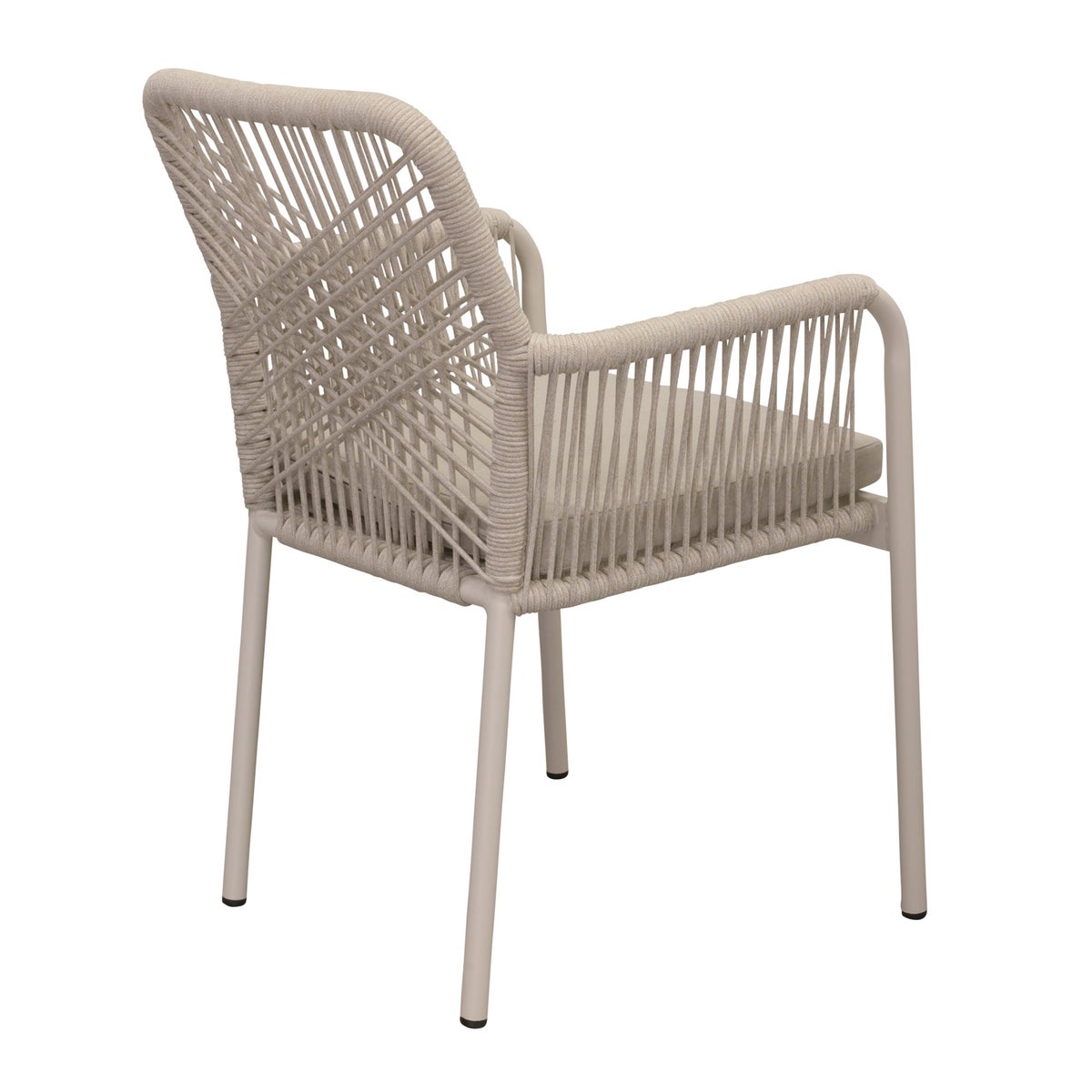 Stoel stapel Marone crème met kussen Stoel stapel Marone crème met kussen