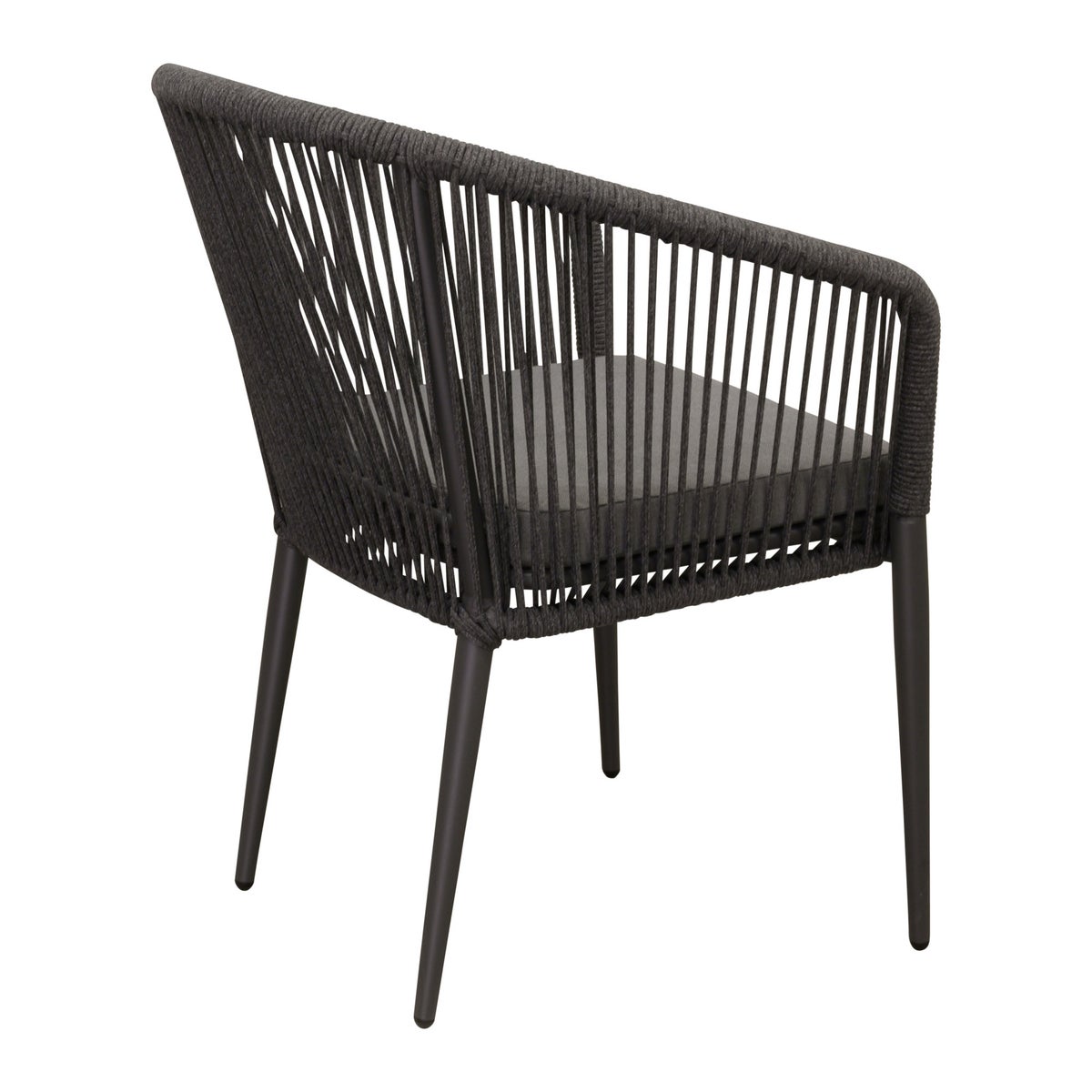 Stoel stapel Maggio antraciet met kussen Stoel stapel Maggio antraciet met kussen