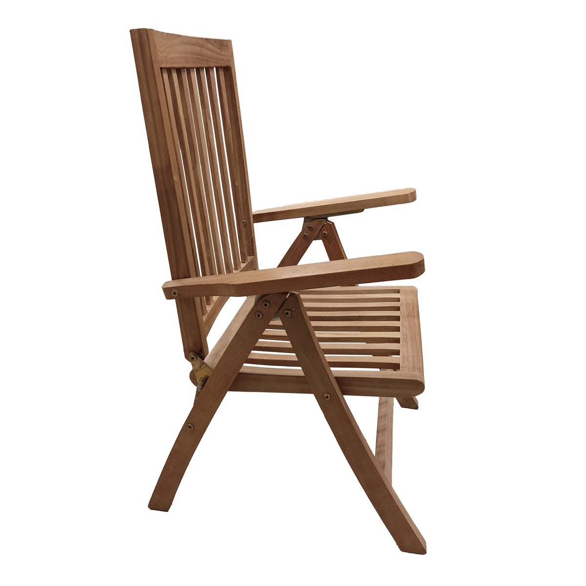 Stoel met 5 standen Femke, 7 latten, teak Stoel met 5 standen Femke, 7 latten, teak