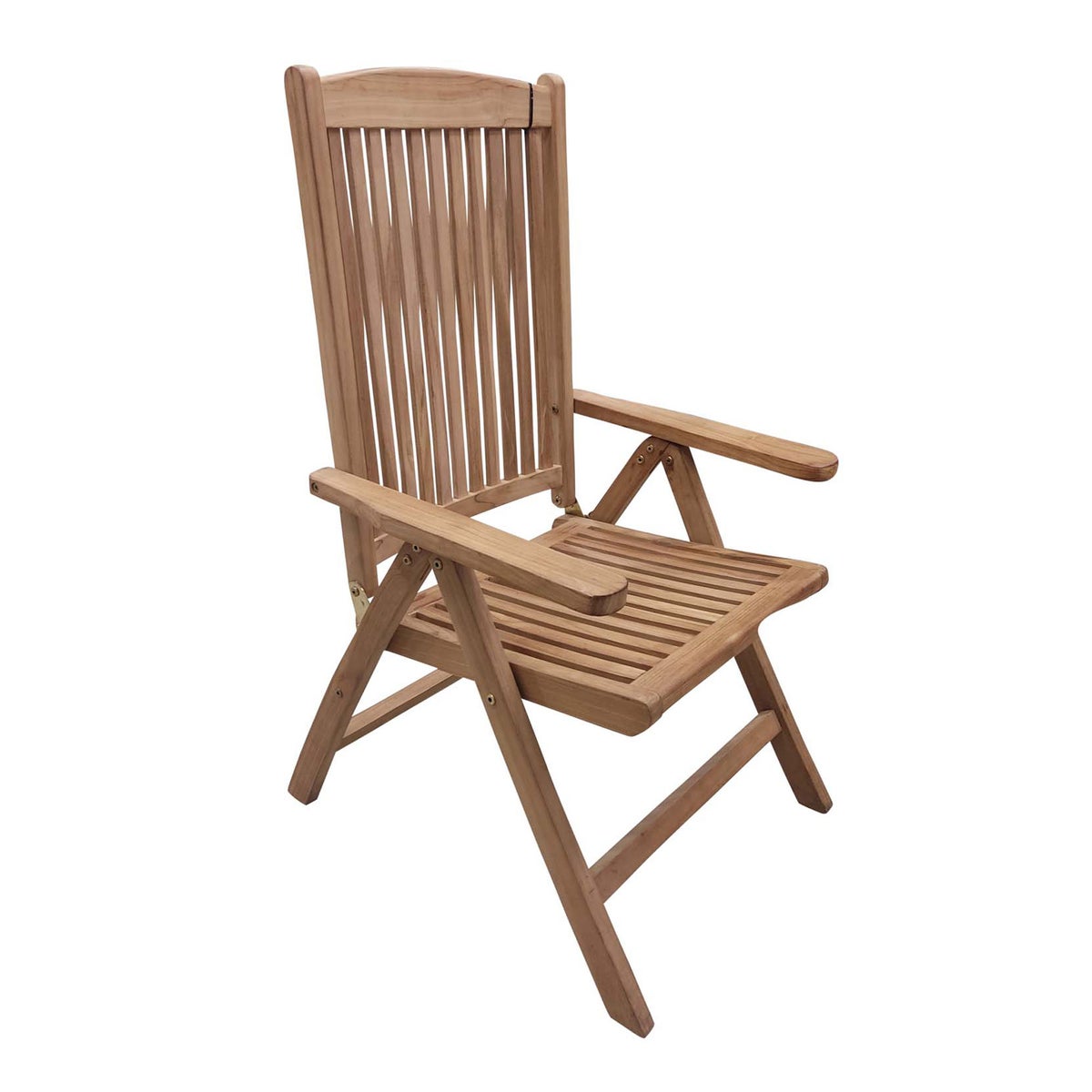 Stoel 5 standen Lotte 11 lats teak Stoel 5 standen Lotte 11 lats teak