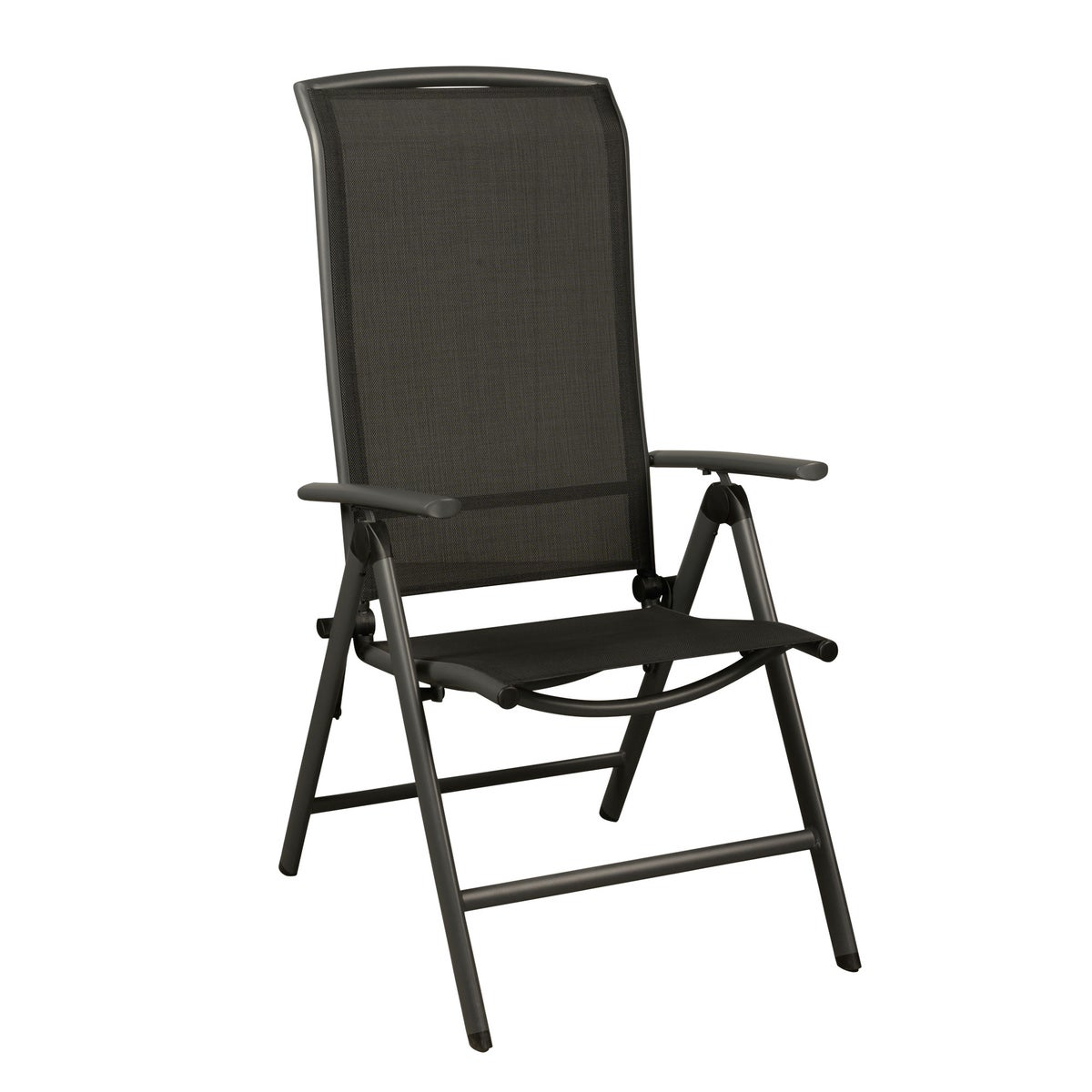 Stoel 8-st Balgano antra metal/zwart Stoel 8-st Balgano antra metal/zwart