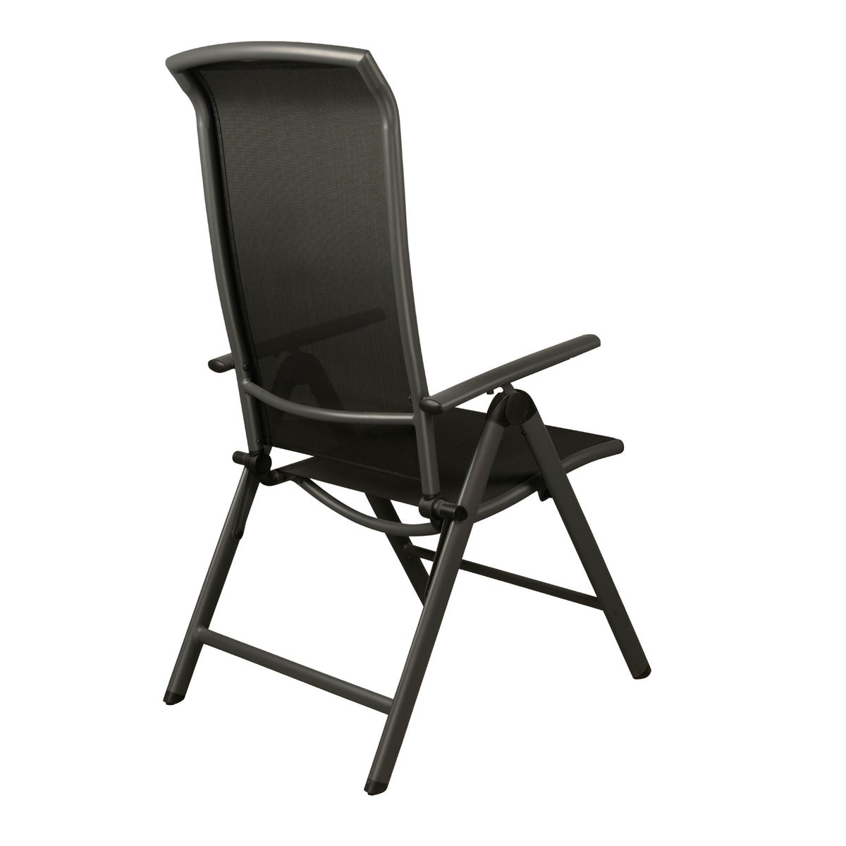 Stoel 8-st Balgano antra metal/zwart Stoel 8-st Balgano antra metal/zwart