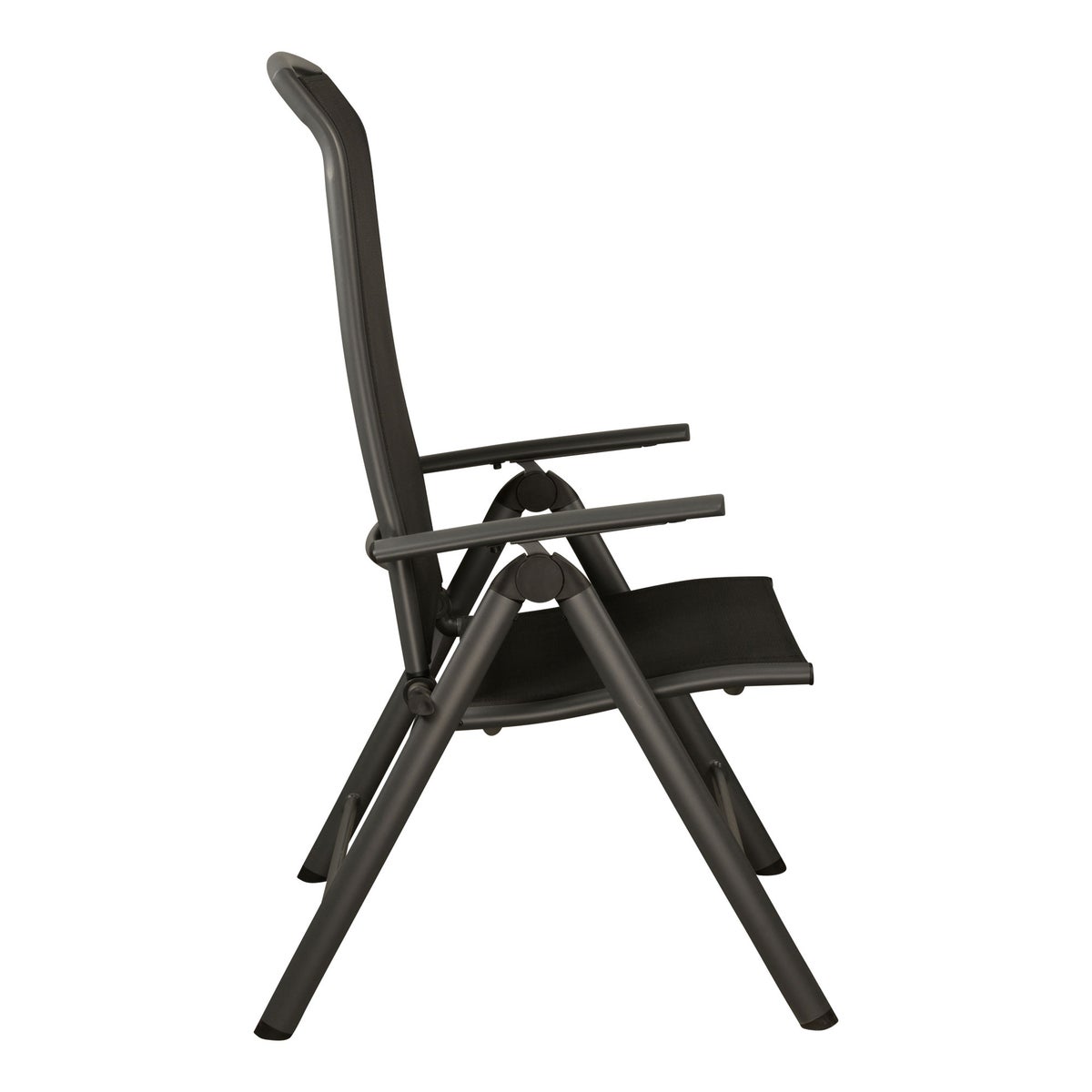 Stoel 8-st Balgano antra metal/zwart Stoel 8-st Balgano antra metal/zwart