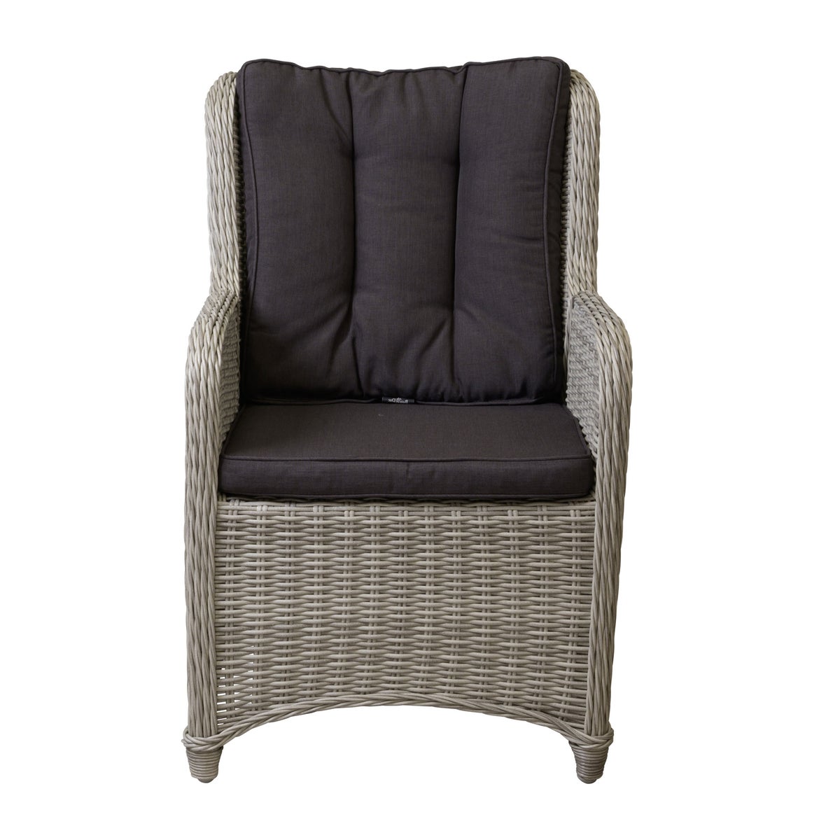 Stoel Cimino verstelbaar white grey met kussen Stoel Cimino verstelbaar white grey met kussen