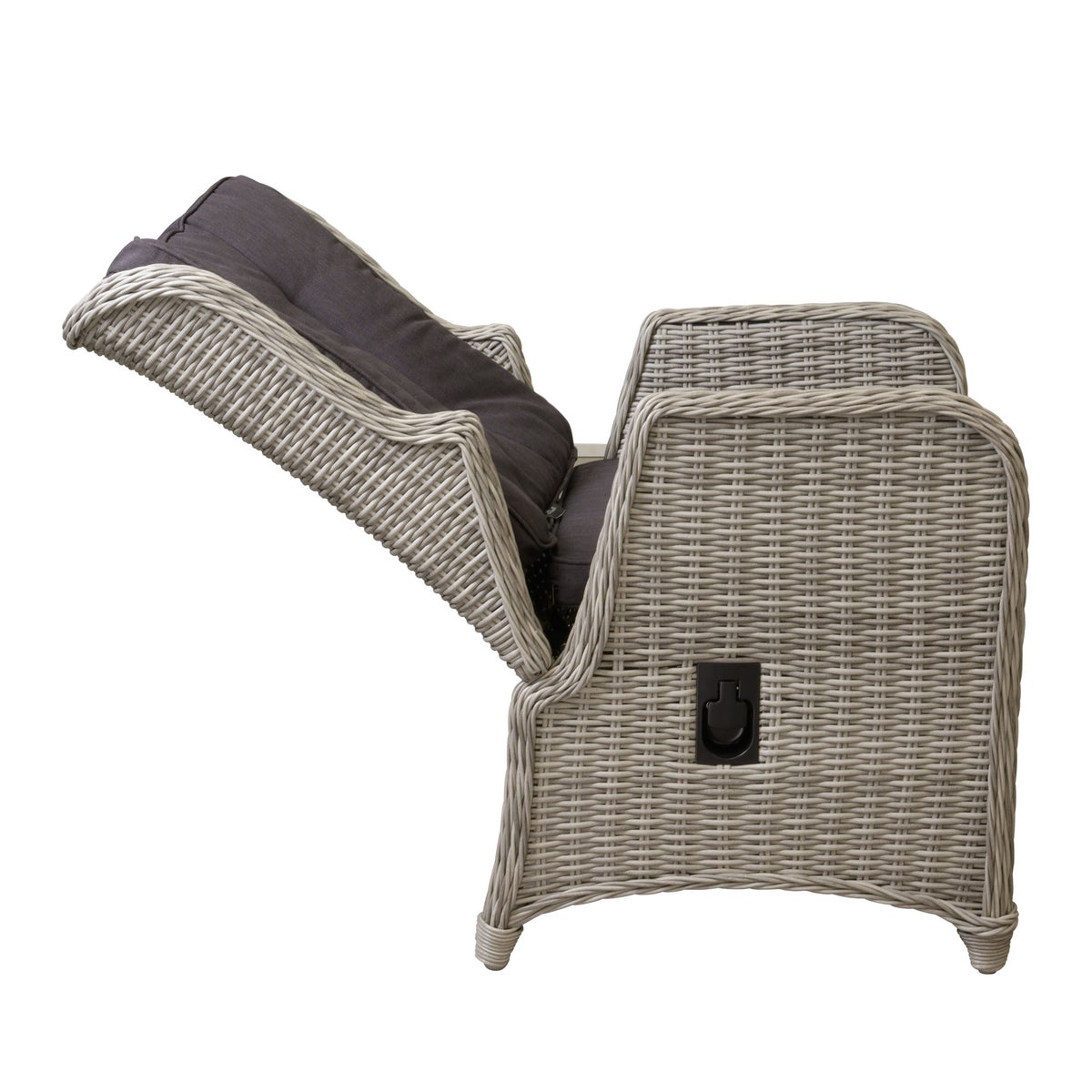 Stoel Cimino verstelbaar white grey met kussen Stoel Cimino verstelbaar white grey met kussen