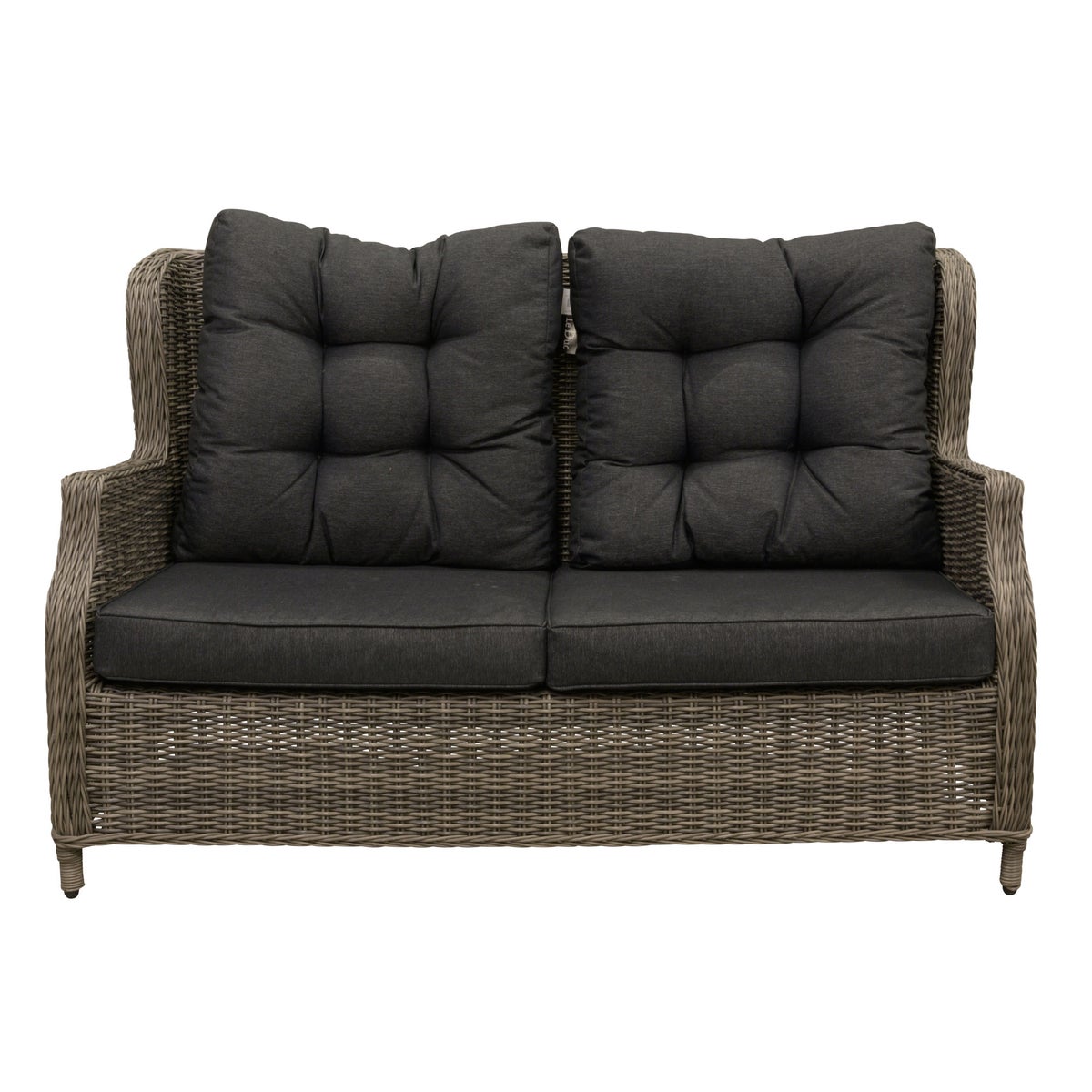 Bank Olvera willow grey en kussens Bank Olvera willow grey en kussens
