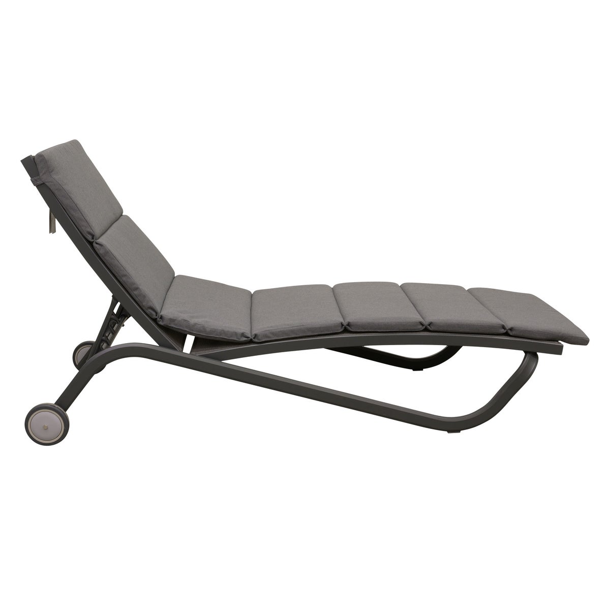 Ligbed Marcone antraciet met kussen Ligbed Marcone antraciet met kussen