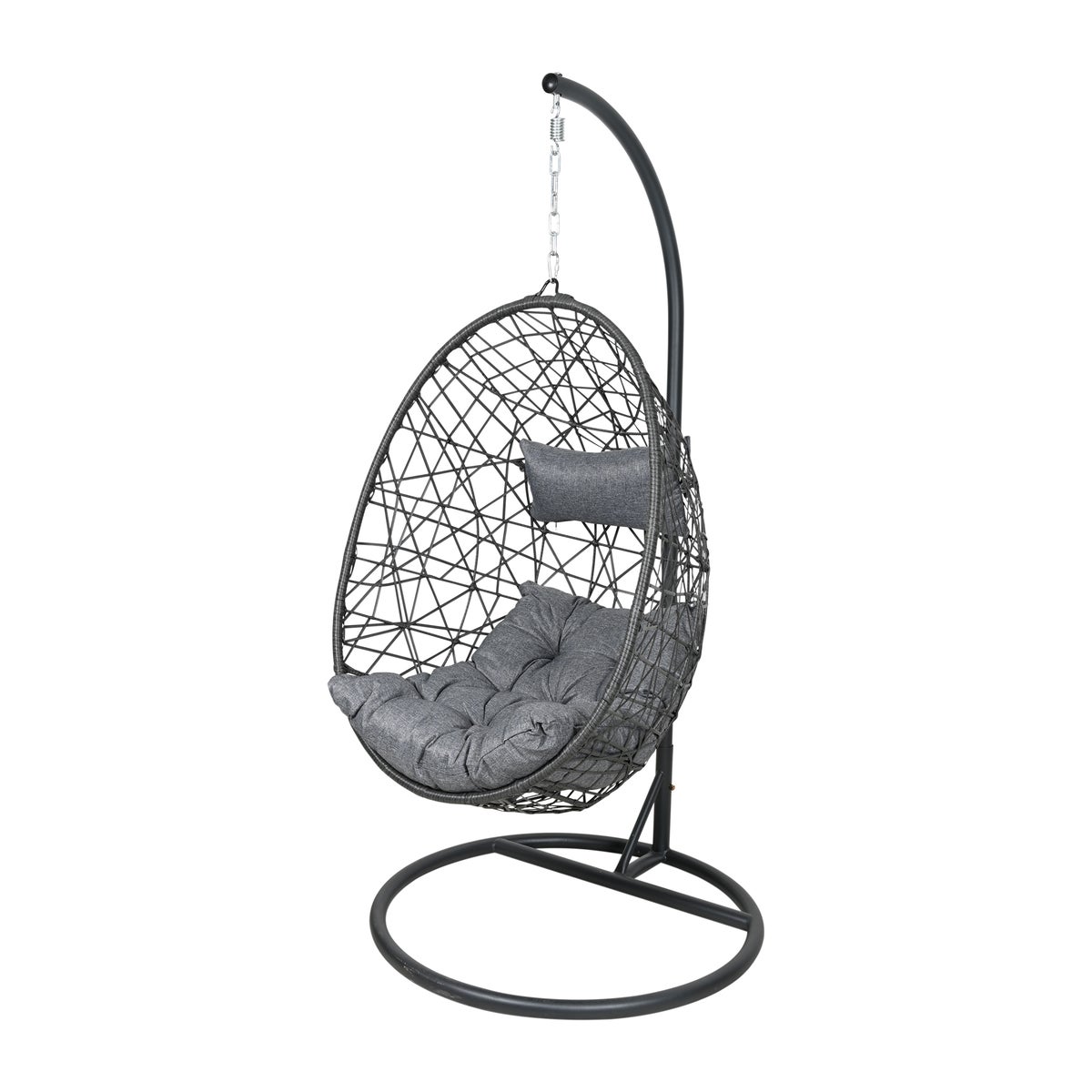 Hangstoel Udine antraciet Bois le Duc Hangstoel Udine antraciet Bois le Duc
