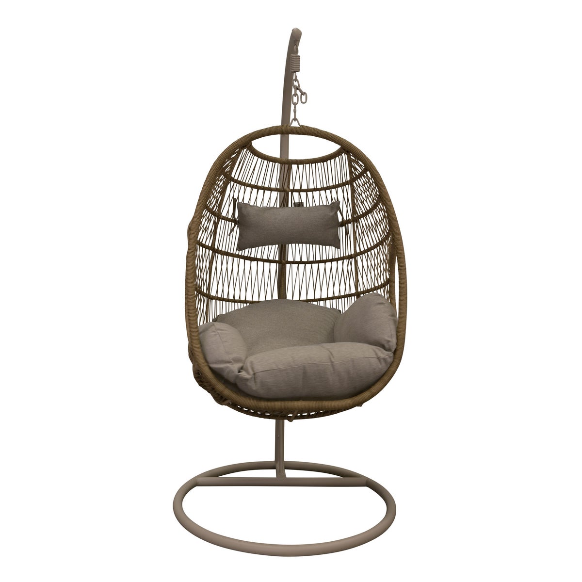 Hangstoel Jesolo crème met kussen Hangstoel Jesolo crème met kussen