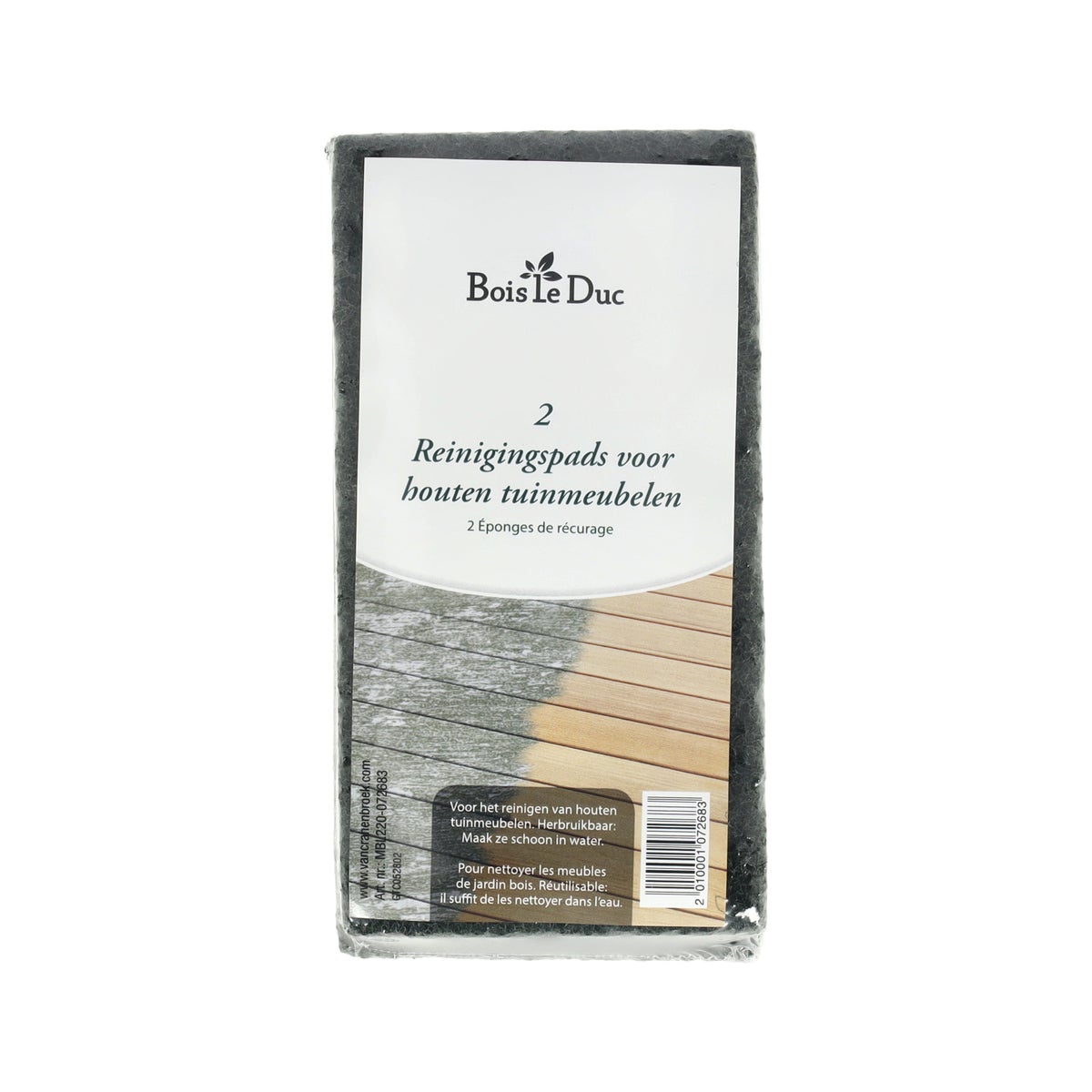 Schuurpad wood groen 2 stuks Bois-Le-Duc Schuurpad wood groen 2 stuks Bois-Le-Duc