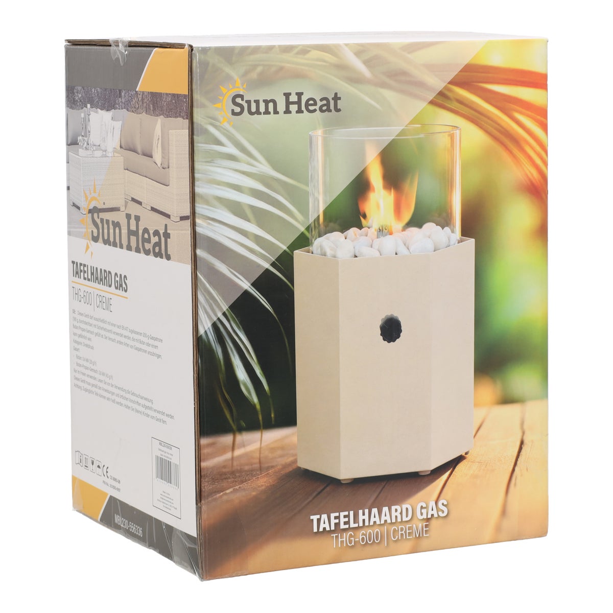 Tafelhaard gas Inca THG-600 creme Tafelhaard gas Inca THG-600 creme