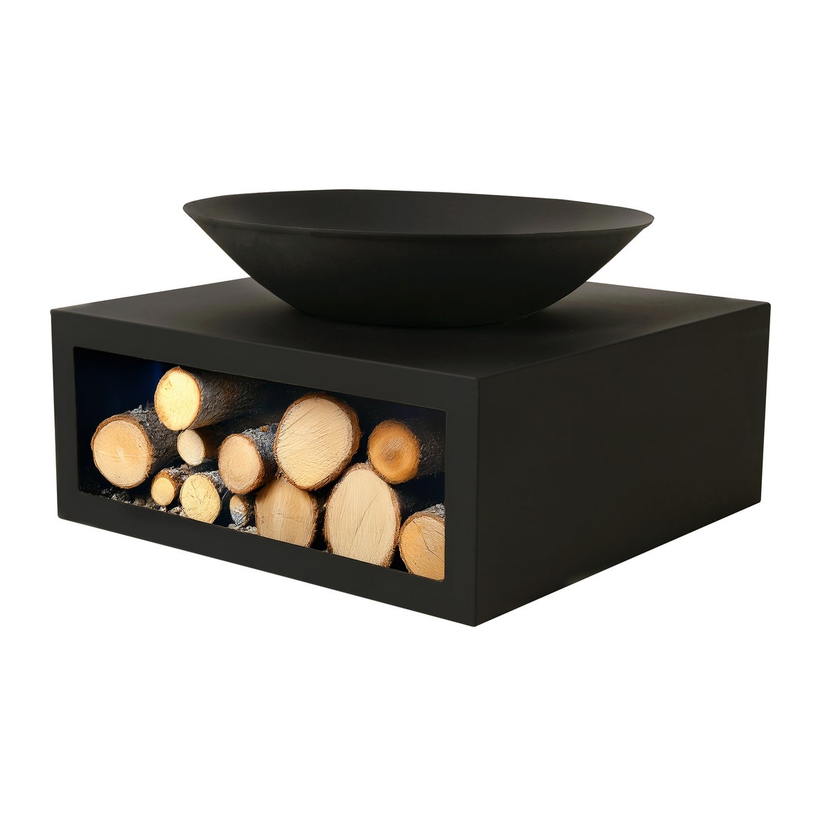 Vuurschaal met basis Hamari 49 cm zwart Vuurschaal met basis Hamari 49 cm zwart