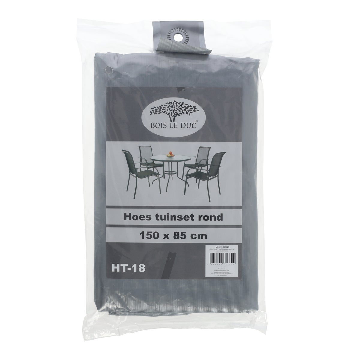 Hoes tuinset rond 150 x 85 cm Hoes tuinset rond 150 x 85 cm