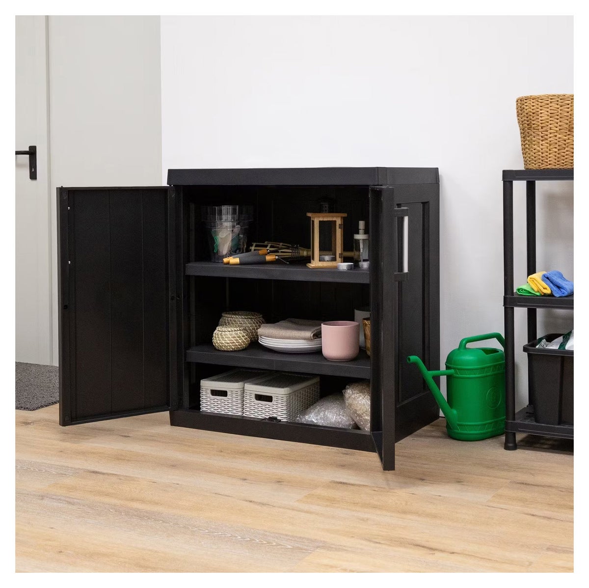 Kast garage mega 96 cm zwart Kast garage mega 96 cm zwart