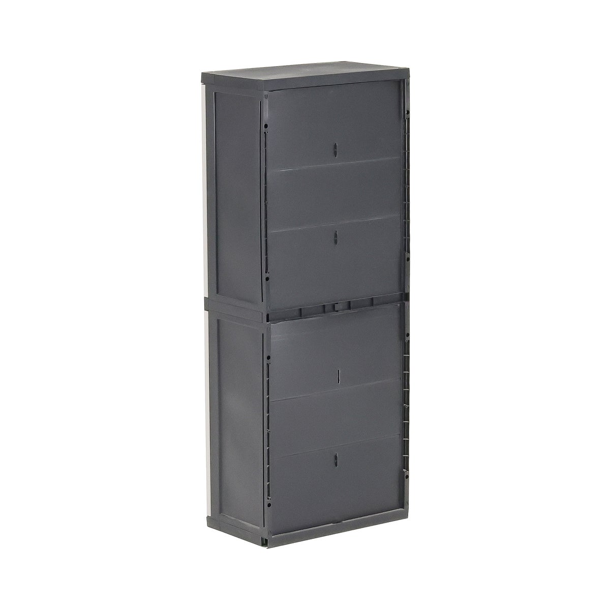 Kast bios midi 165 cm zwart/grijs Kast bios midi 165 cm zwart/grijs