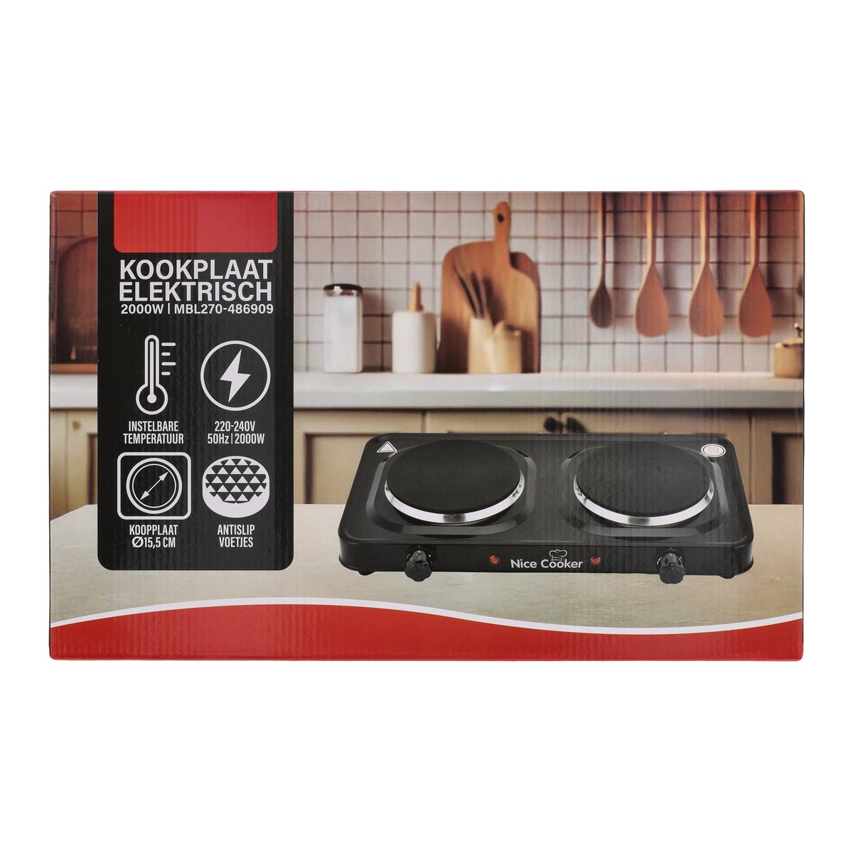Elektrische kookplaat 2000W Elektrische kookplaat 2000W