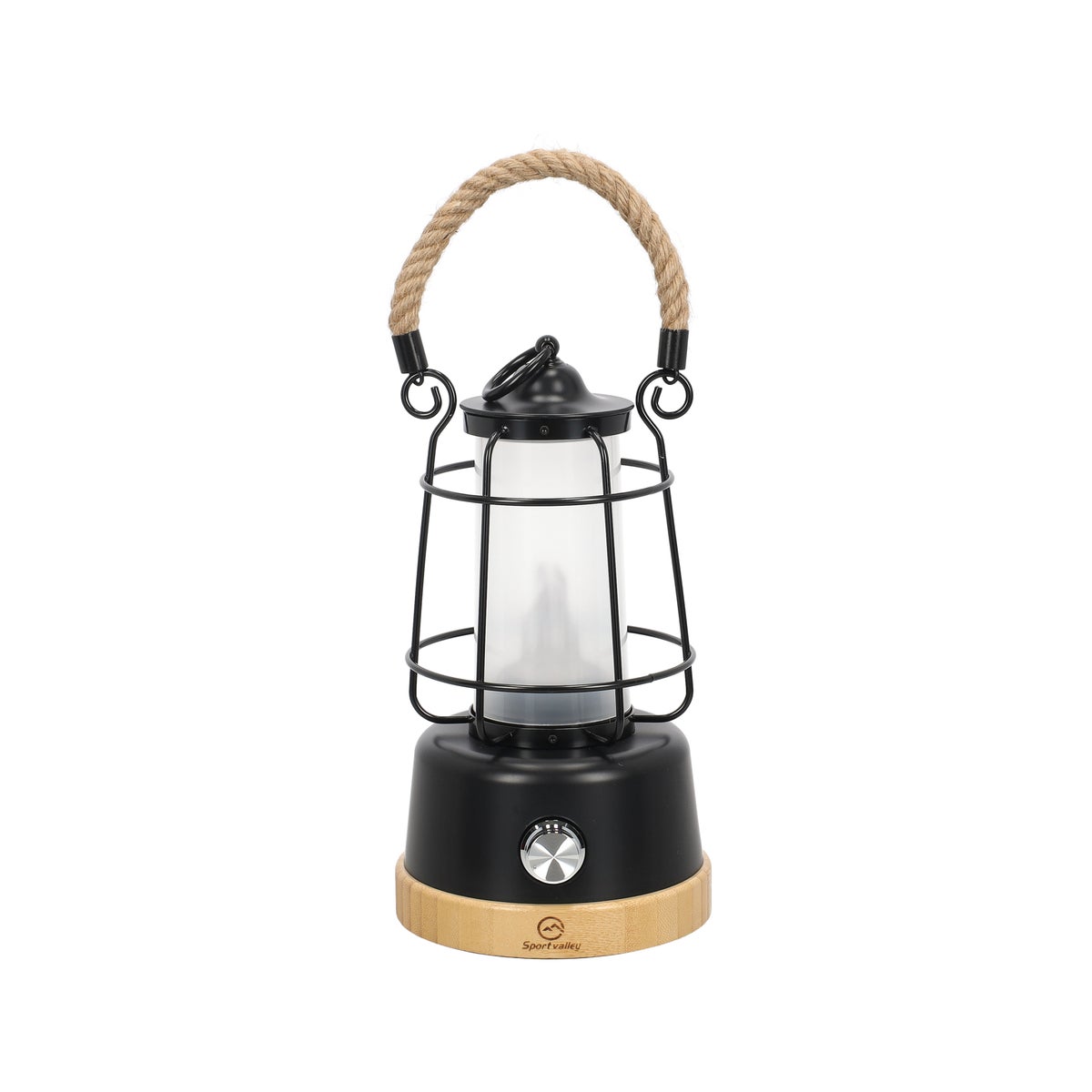 Campinglamp oplaadbaar Villar zwart 31 cm Campinglamp oplaadbaar Villar zwart 31 cm