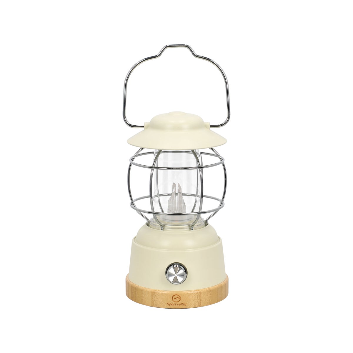 Campinglamp oplaadbaar Zomas creme 30 cm Campinglamp oplaadbaar Zomas creme 30 cm