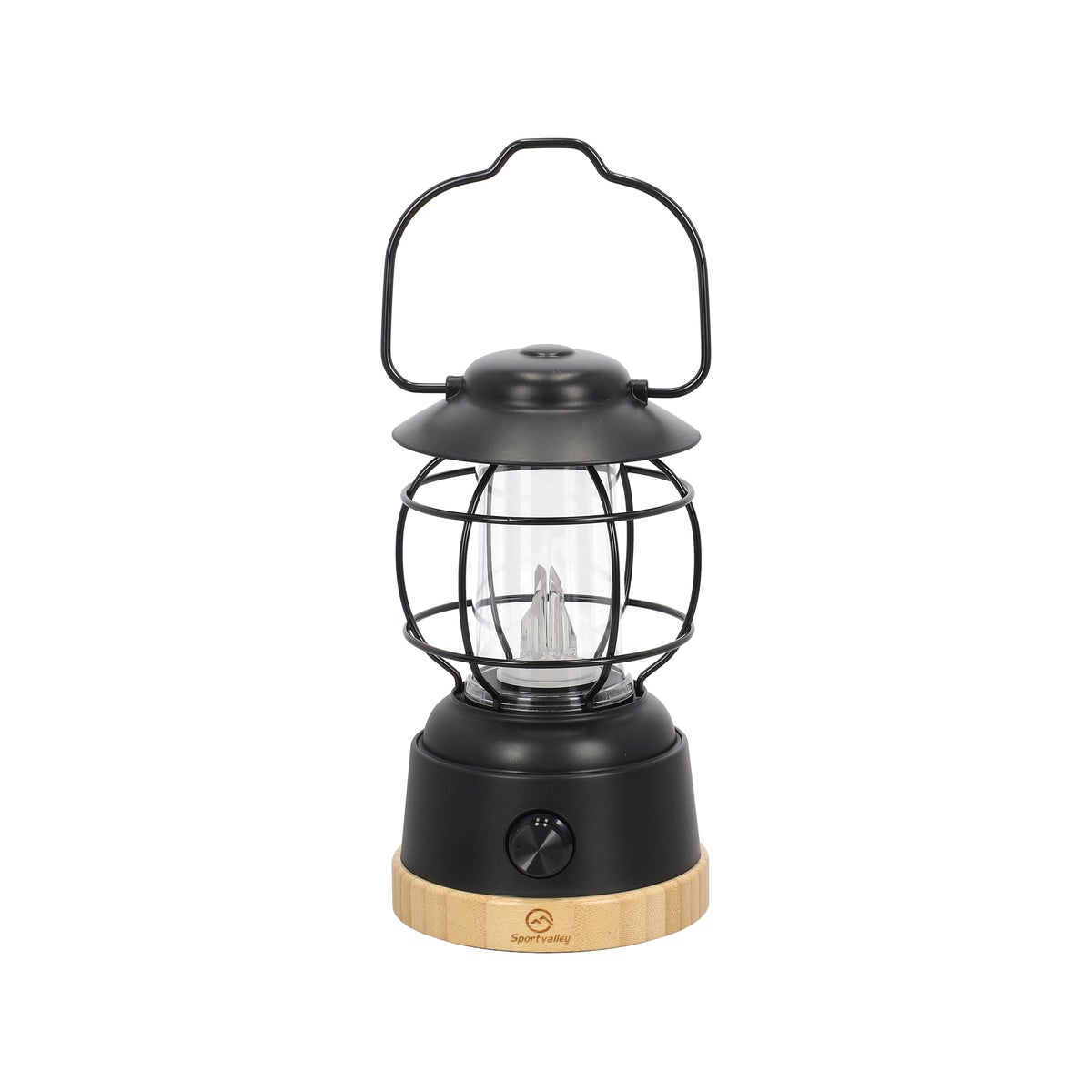 Campinglamp oplaadbaar Zomas zwart 30 cm Campinglamp oplaadbaar Zomas zwart 30 cm